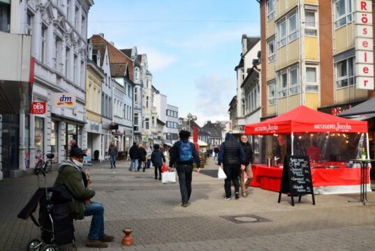 Die Düsseldorfer Straße im Herzen von Solingen-Ohligs. (Foto: © Martina Hörle)