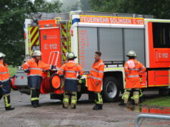 Der Deutsche Wetterdienst warnt vor Starkregen und orkanartigen Böen, die Solinger Feuerwehr ist vorbereitet. (Archivfoto: © Bastian Glumm)
