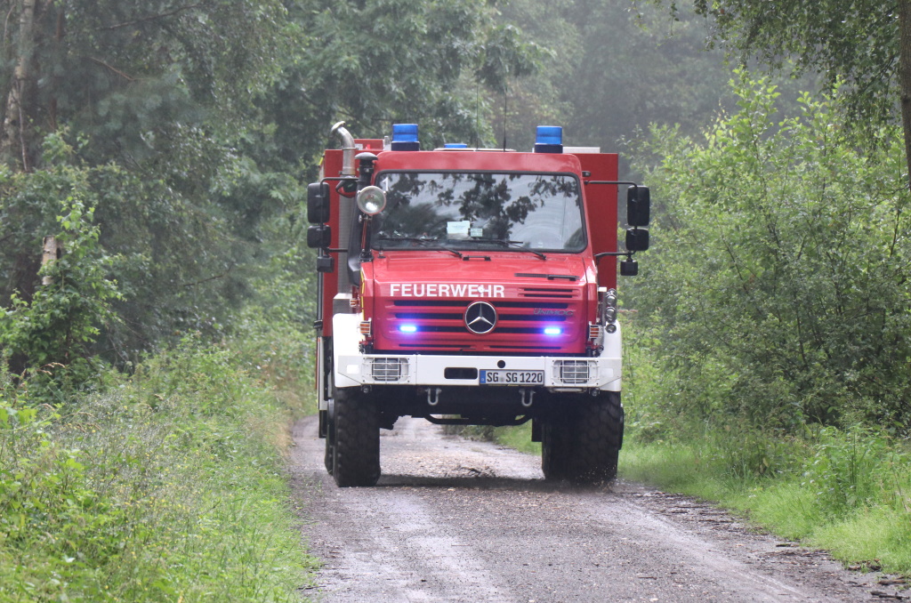Regentief "Bernd" sorgt für zahlreiche Einsätze der Feuerwehr im gesamten Solinger Stadtgebiet. (Foto: © Bastian Glumm)