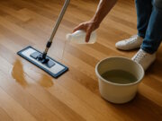 Parkettböden pflegen ist einfacher als gedacht! Entdecken Sie Tipps für die richtige Pflege Ihres Parketts. (Bild: Open AI)