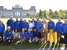Ihre diesjährige Vereinstour führte die Karnevalisten der Prinzengarde Blau-Gelb Solingen-Ohligs nach Berlin. (Foto: © Prinzengarde Solingen-Ohligs)