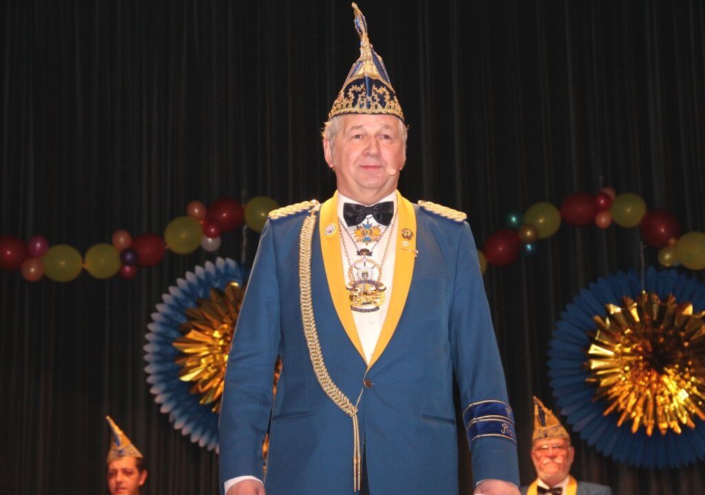 Joachim Junker ist Präsident und 1. Vorsitzender der Prinzengarde Blau-Gelb Ohligs. (Archivfoto: © Bastian Glumm)