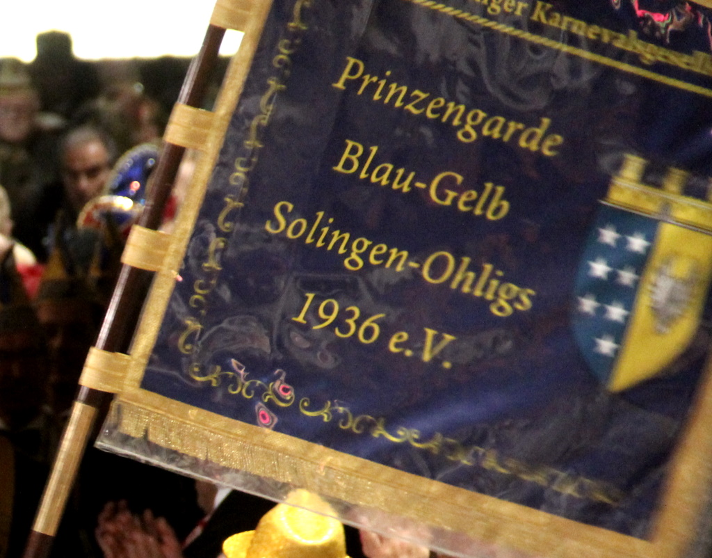 Die Prinzengarde Blau-Gelb Solingen-Ohligs feiert jedes Jahr das "111-Tage-Fest". (Archivfoto: © Bastian Glumm)