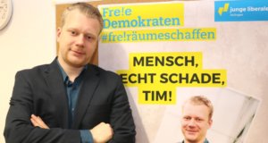 Raoul Brattig möchte Solinger Oberbürgermeister werden, der 27-jährige Solinger tritt nächtes Jahr bei den Wahlen für die FDP an. (Foto: © Bastian Glumm)