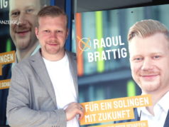 Raoul Brattig möchte Solinger Oberbürgermeister werden, der 28-jährige Solinger tritt am 13. September bei den Wahlen für die FDP an. (Foto: © Bastian Glumm)