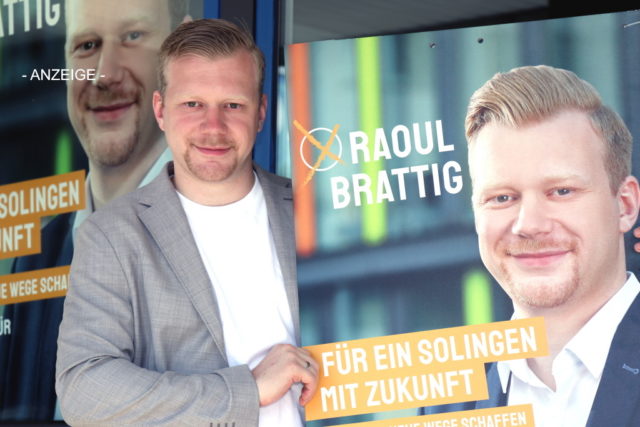 Raoul Brattig möchte Solinger Oberbürgermeister werden, der 28-jährige Solinger tritt am 13. September bei den Wahlen für die FDP an. (Foto: © Bastian Glumm)