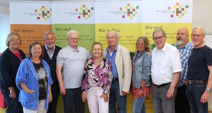 Der Aufsichtsrat der Spar- und Bauverein Solingen eG: v.li. Heike Bensberg, Marina Dobbert, Rainer Birkendahl, Hans-Peter Harbecke, Angelika Witoch, Dietmar Gaida, Heike Neundörfer, Jürgen Albermann, Andreas Becker und Michael Schmiedel. Es fehlt: Bernhard Müller. (Foto: © SBV Solingen)