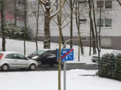 Seit dem frühen Mittwochmorgen schneit es in Solingen, die dünne Schneeschicht soll zunächst liegenbleiben, so der Deutsche Wetterdienst. (Foto: © Bastian Glumm)
