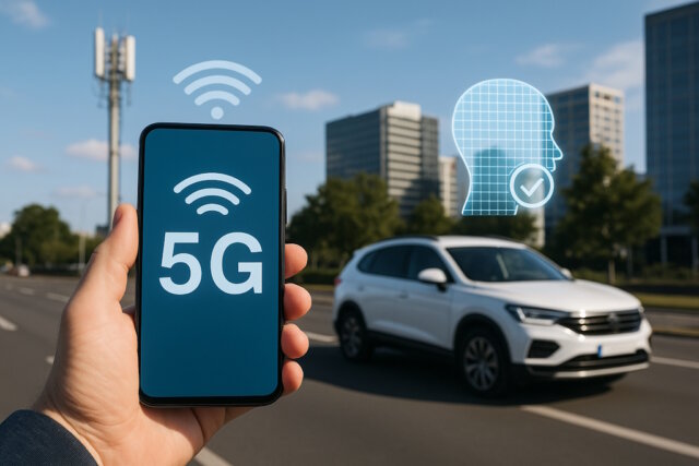 5G revolutioniert Kommunikation, ermöglicht extrem schnelle Downloads, stabile Verbindungen und eröffnet neue Anwendungen von AR bis vernetzter Mobilität. (Bild: Open AI)