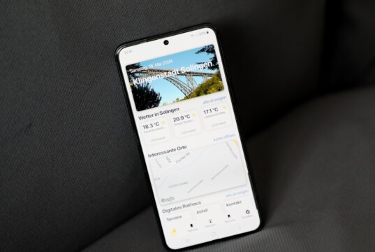 Die dritte Version der SolingenApp ist jetzt live gegangen. (Foto: © Bastian Glumm)