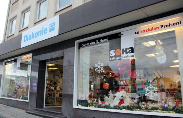 Das Solinger Kaufhaus (Soka) an der Schlagbaumer Straße 12. (Archivfoto: © Bastian Glumm)