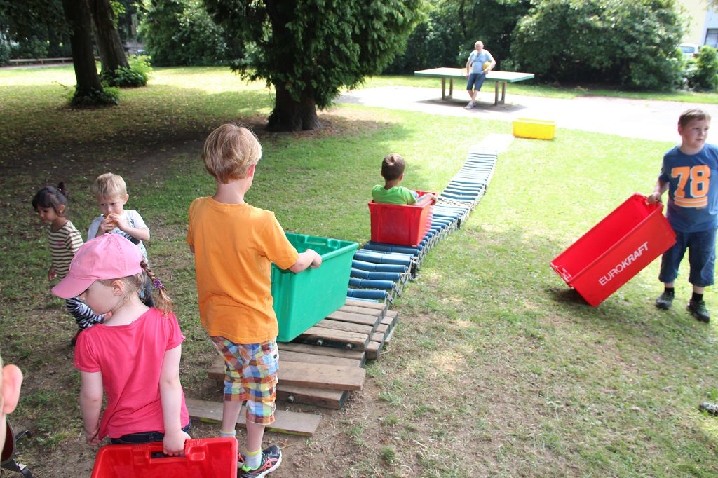 An den Terminen mit Kinderbeteiligung ist jeweils das Spielmobil mit seinen Angeboten zugegen. (Archivfoto: © Bastian Glumm)