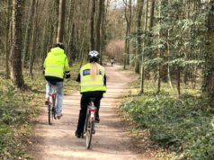 Der Stadtdienst Ordnung führt regelmäßig Kontrollfahrten durch Solingens Parkanlagen und die Ohligser Heide durch, um die Einhaltung des Kontaktverbots durchzusetzen. (Foto: © Stadt Solingen/Andreas Jansing)