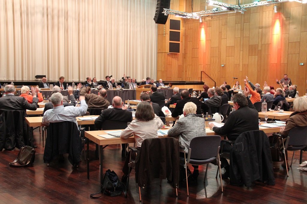 Die Sitzungen des Solinger Stadtrates finden in der Regel im großen Konzertsaal des Theaters und Konzerthauses statt. (Archivfoto: © Bastian Glumm)