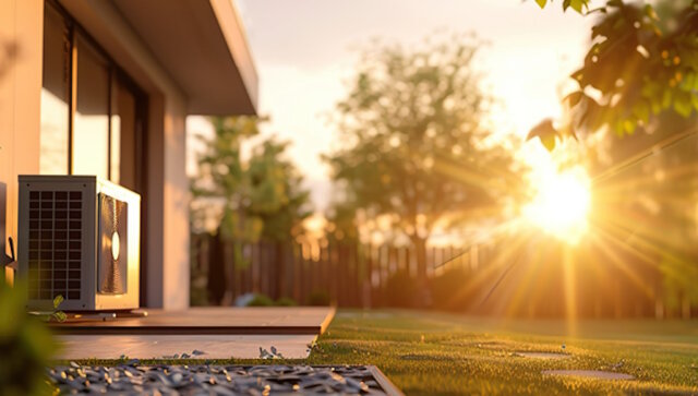 Nachhaltige Wärme für dein Zuhause. Alles aus einer Hand bei den Stadtwerken Solingen. Egal, ob Neubau, Altbau, Ein- oder Mehrfamilienhaus – die Wärmepumpe ist vielseitig einsetzbar. (Foto: © Stadtwerke Solingen)