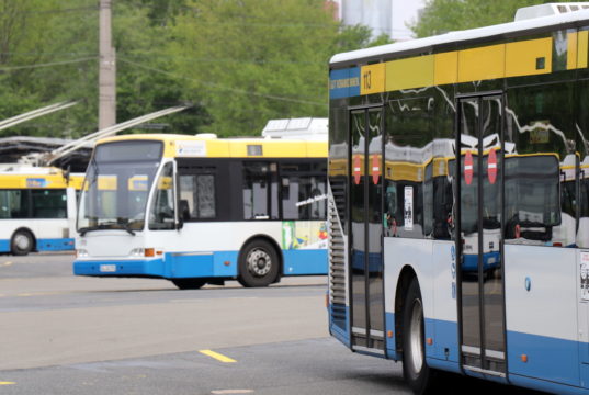 Der Betriebshof des Verkehrsbetriebs der Stadtwerke Solingen befindet sich an der Weidenstraße. (Archivfoto: © Bastian Glumm)