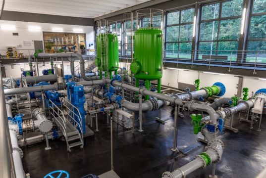 Das Wasserwerk in Baumberg. (Foto: © Stadtwerke Solingen)