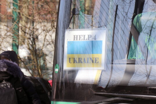 Aus der Ukraine kommen Flüchtlinge in steigender Zahl auch nach Solingen. (Archivfoto: © Bastian Glumm)