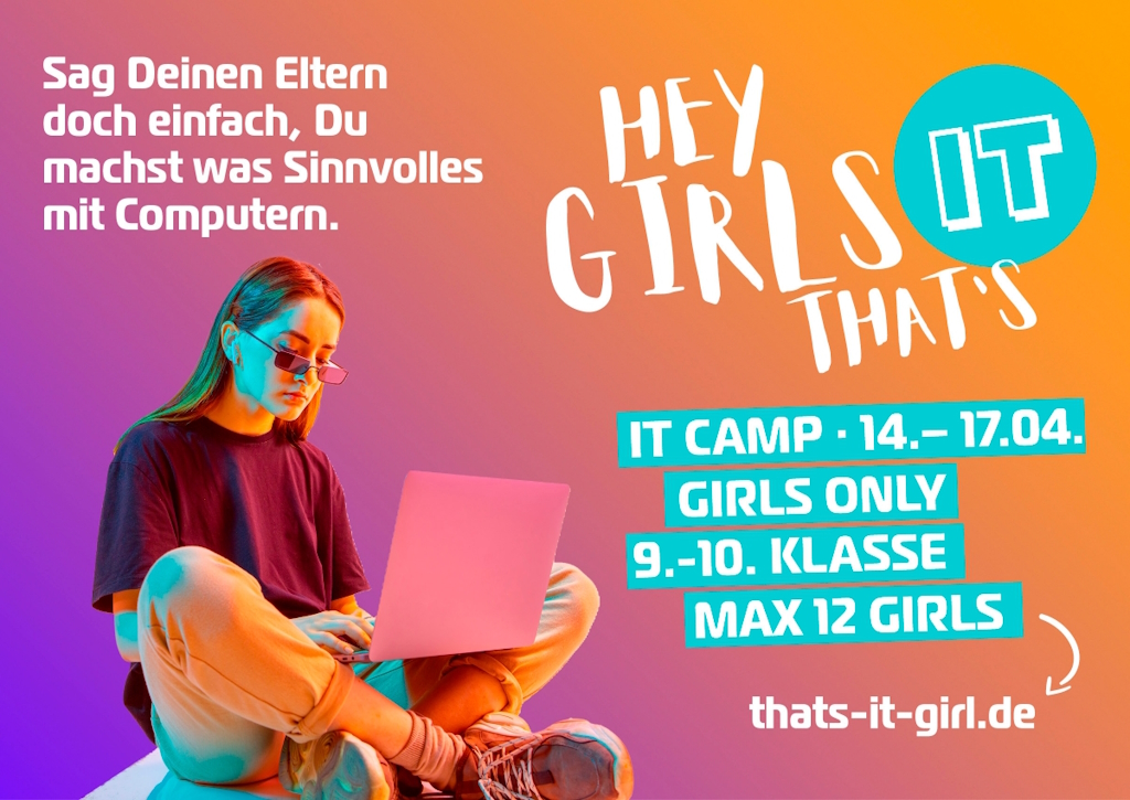 "That's IT Girl": In den Osterferien wartet in Solingen ein besonderes Angebot auf technikinteressierte Schülerinnen der 9. und 10. Klasse. (Bild: Veranstalter)