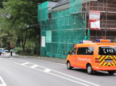 Am Mittwoch und Donnerstag wird die Sperrung nach Unterburg aufgehoben. Dann können die Burger auch wieder mit dem PKW bis zu ihren Wohnhäusern vorfahren. (Foto: © Bastian Glumm)