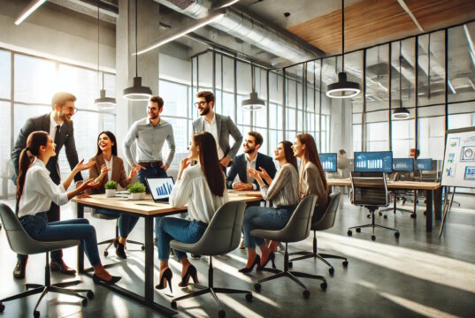 Der Erfolg eines Unternehmens im digitalen Zeitalter hängt stark davon ab, strategische Entscheidungen zur richtigen Zeit zu treffen. (Bild: Open AI)