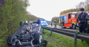 Bei einer Testfahrt mit einem BMW kam es am Mittwochabend gegen 19.50 Uhr zu einem Verkehrsunfall zwischen Kohlfurth und Müngsten. (Foto: © Tim Oelbermann)
