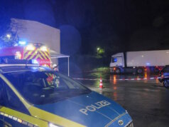 Am Mittwochabend kam es auf der Merscheider Straße in Höhe der Einmündung Mittelstraße zu einem Verkehrsunfall mit tödlichem Ausgang. (Foto: © Tim Oelbermann)