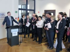 Im Gründer- und Technologiezentrum wurde am Dienstag feierlich das International Business Center Solingen (IBCS) eröffnet. (Foto: © Bastian Glumm)